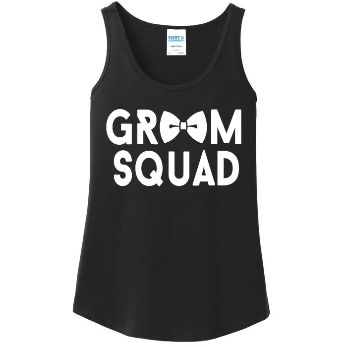 Groom Squad - Bachelor Party Stag Grooms Getaway Wedding Ladies Essential Tank