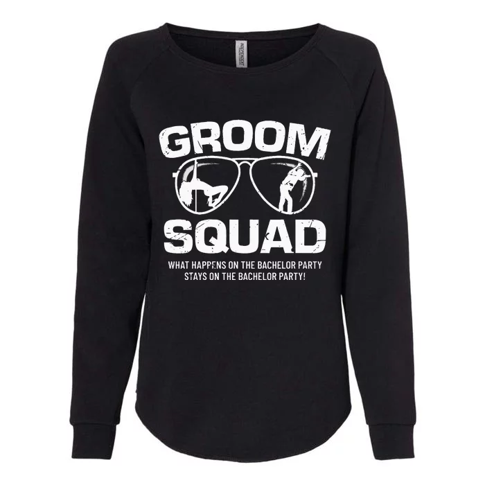 Groom Squad Bucks Groom Groomsmen Bachelor Party Womens California Wash Sweatshirt