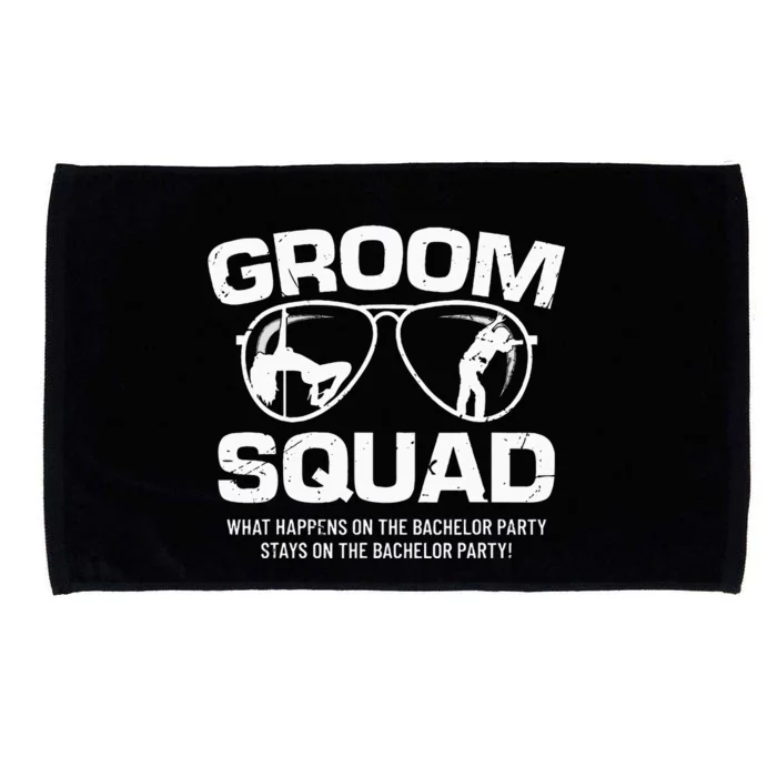 Groom Squad Bucks Groom Groomsmen Bachelor Party Microfiber Hand Towel