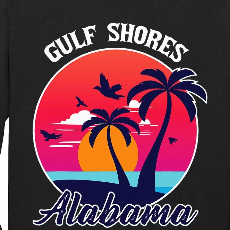 Gulf Shores Beach Alabama Family Vacation Souvenir Gift Long Sleeve Shirt