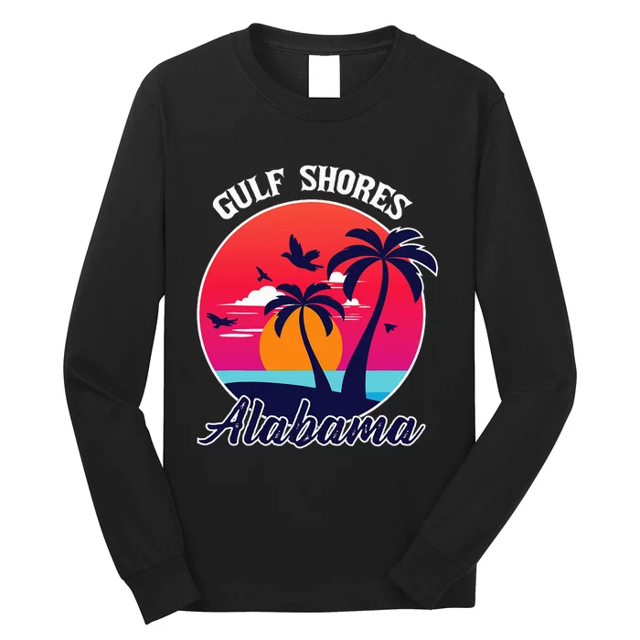 Gulf Shores Beach Alabama Family Vacation Souvenir Gift Long Sleeve Shirt