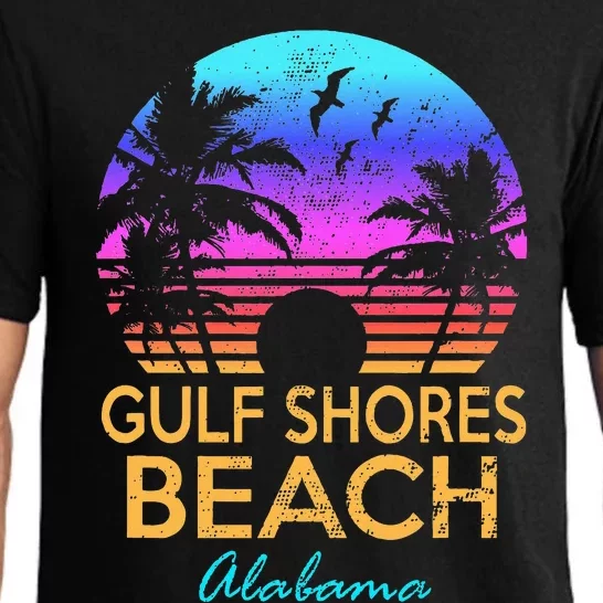 Gulf Shores Beach Alabama Spring Break Vacation Trip Graphic Pajama Set