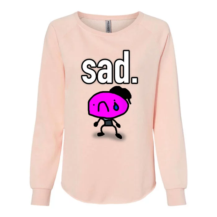 GDubA Sad Boi Womens California Wash Sweatshirt