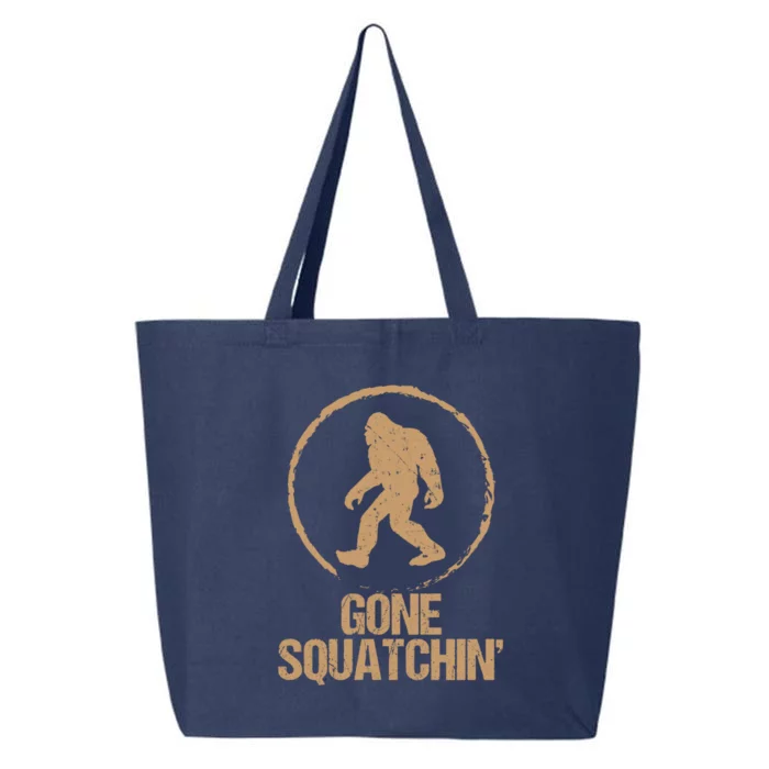 Gone Squatchin: Bigfoot Hunter Gone Squatching Sasquatch Funny Gift 25L Jumbo Tote