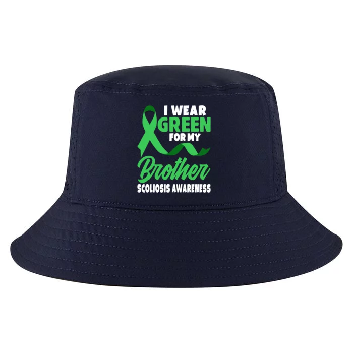 Green Scoliosis Brother Design Warrior Scoliosis Awareness Great Gift Cool Comfort Performance Bucket Hat