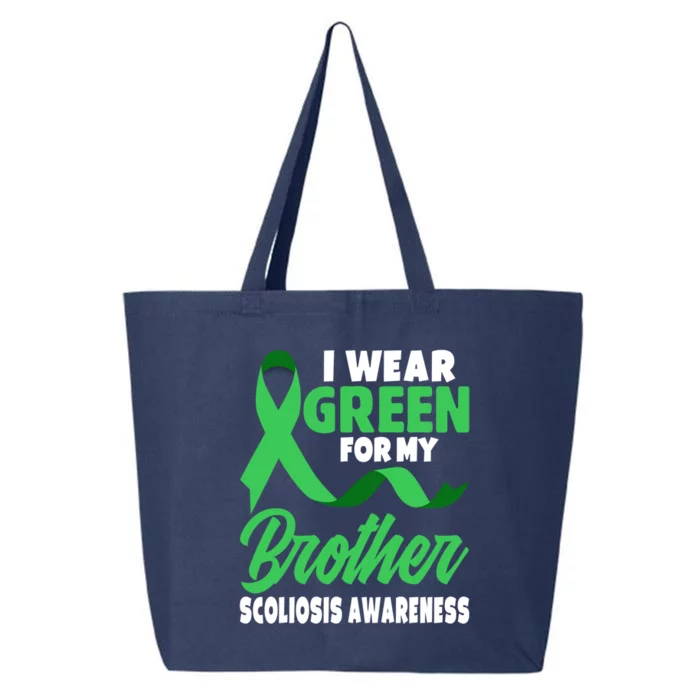 Green Scoliosis Brother Design Warrior Scoliosis Awareness Great Gift 25L Jumbo Tote