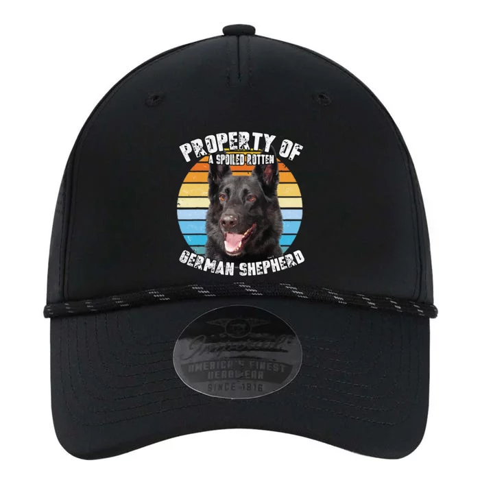 German Shepherd Black Owner Lover Retro Vintage Cute Dog Performance The Dyno Cap