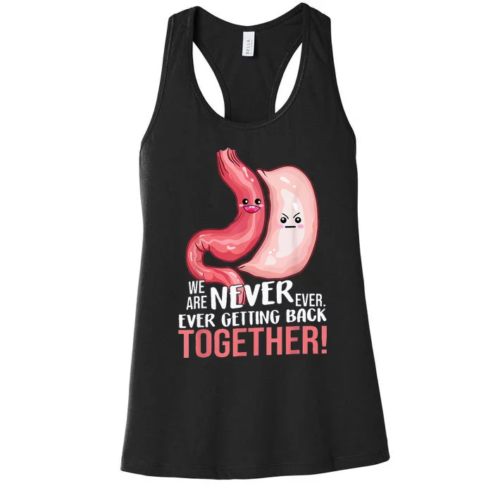 Gastric Sleeve Bariatric Gastric Surgery Medical Alert Gift Women's Racerback Tank