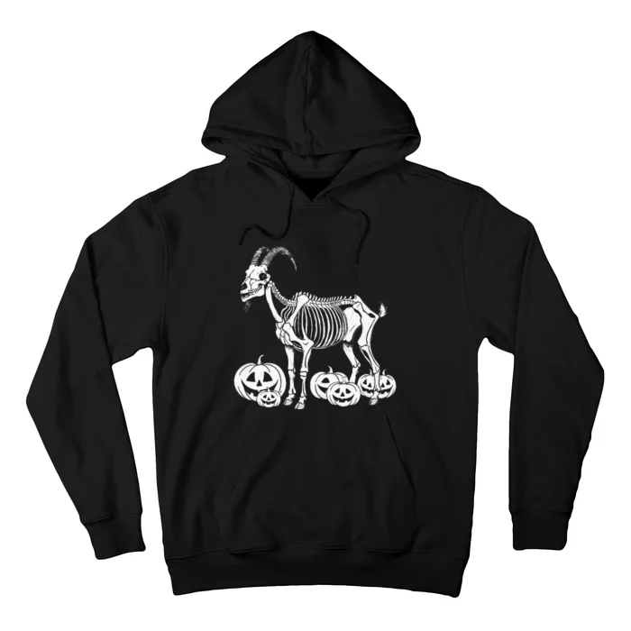 Goat Skeleton Birthday Halloween Hoodie