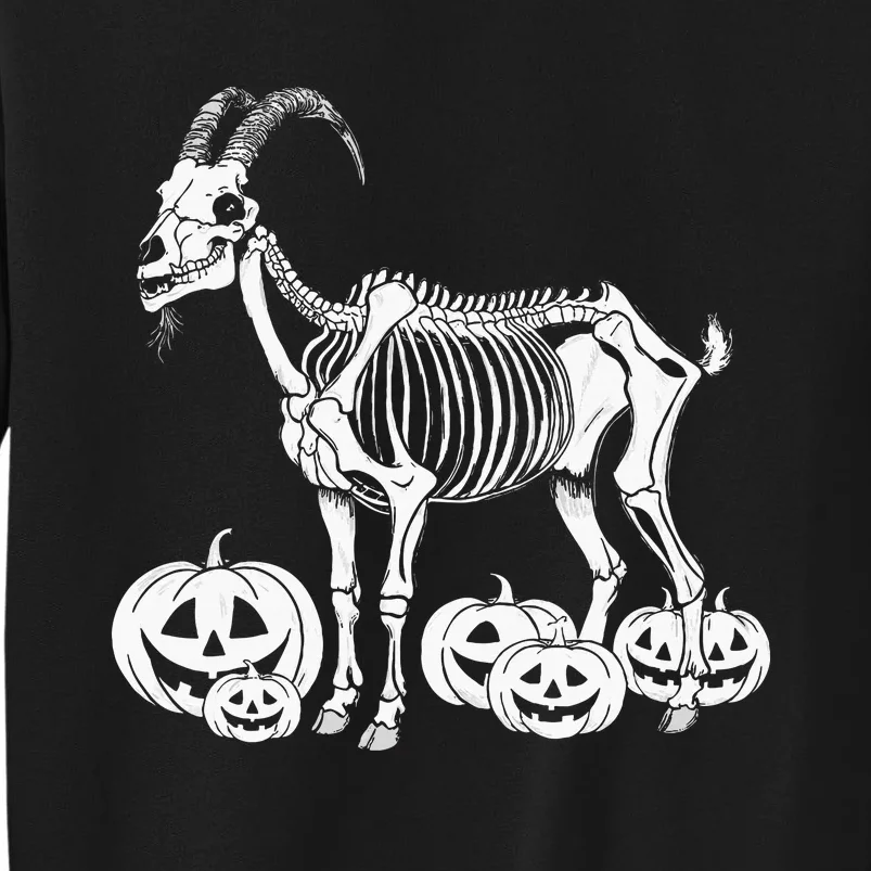 Goat Skeleton Birthday Halloween Tall Sweatshirt