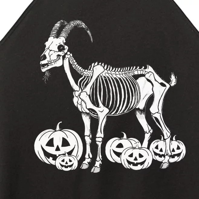 Goat Skeleton Birthday Halloween Women’s Perfect Tri Rocker Tank