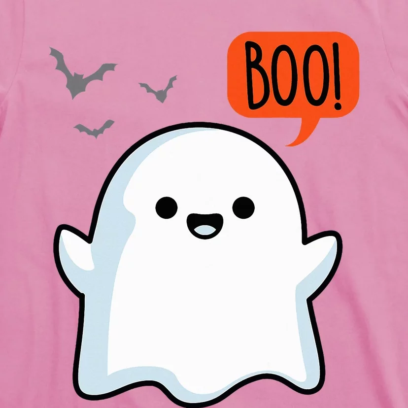 Ghost Saying Boo Spooky Halloween T-Shirt