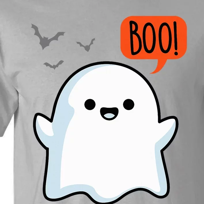 Ghost Saying Boo Spooky Halloween Tall T-Shirt