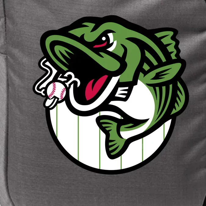 Gwinnett Stripers Baseball Angry Striped Bass Fishing For Baseball Fans Impact Tech Backpack