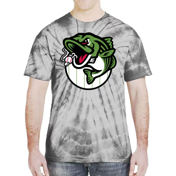 Gwinnett Stripers Baseball Angry Striped Bass Fishing For Baseball Fans Tie-Dye T-Shirt