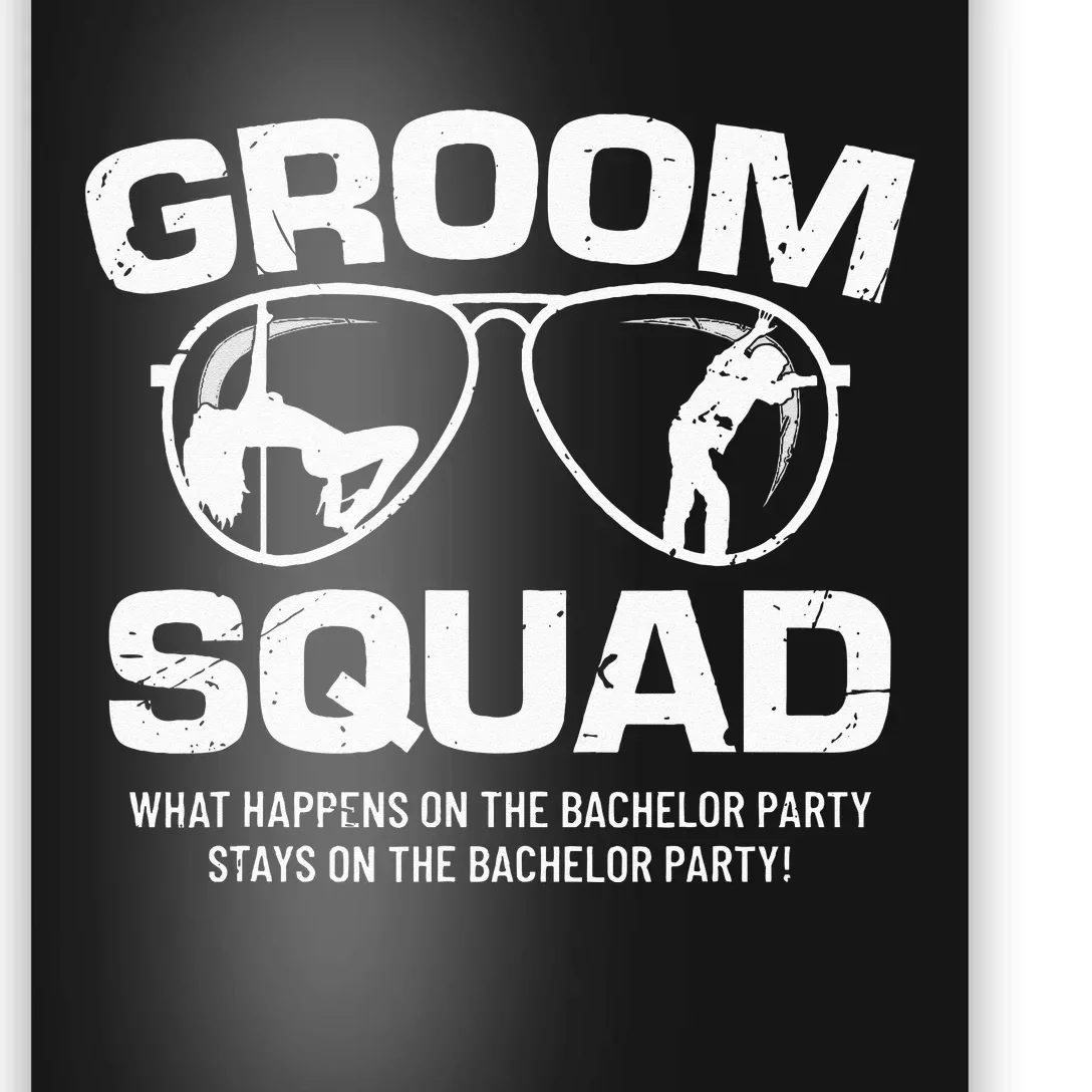 Groom Squad Bucks Groom Groomsmen Bachelor Party Poster