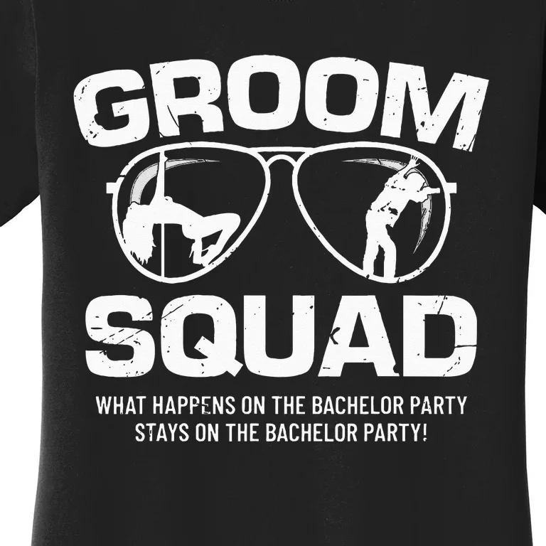 Groom Squad Bucks Groom Groomsmen Bachelor Party Women's T-Shirt