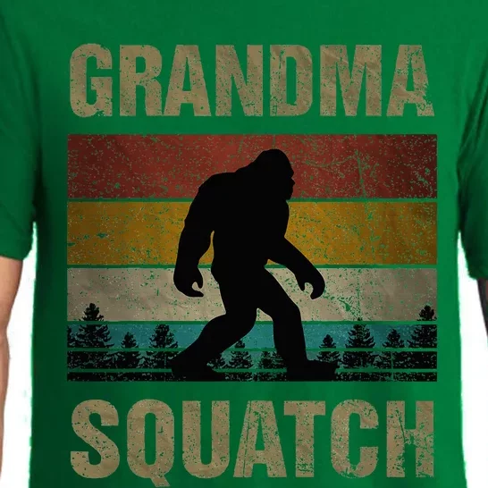 Grandma Squatch Bigfoot Sasquatch Yeti Family Pajama Set