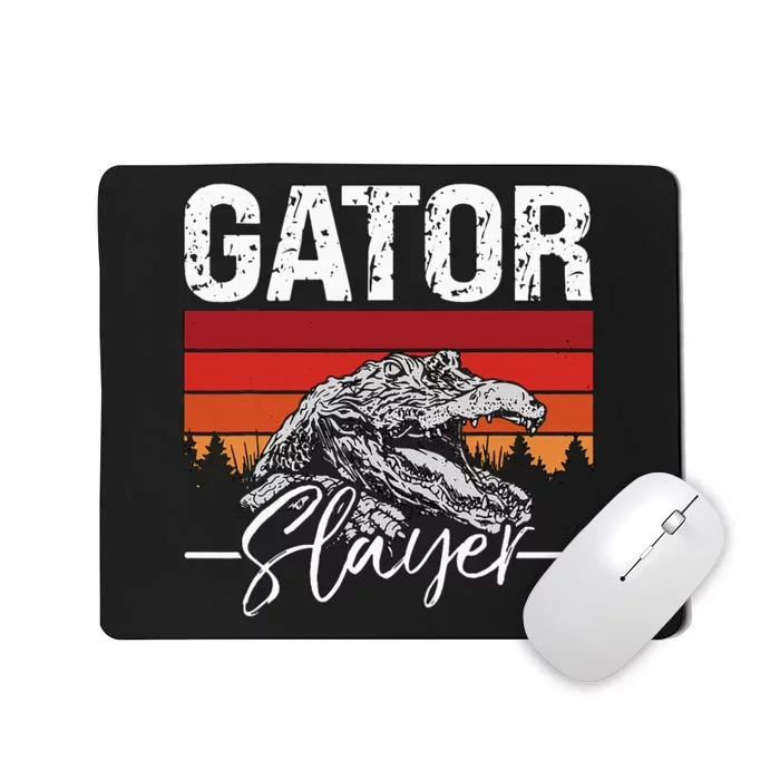 Gator S.L.A.Y.E.R Crocodiles Gator Hunting Alligator Hunting Mousepad