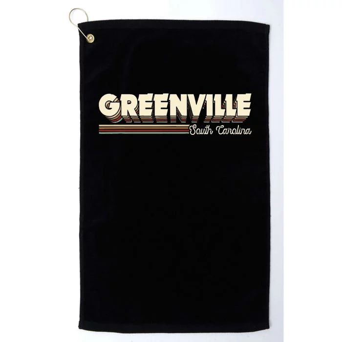 Greenville South Carolina Sc Gifts Souvenirs Platinum Collection Golf Towel