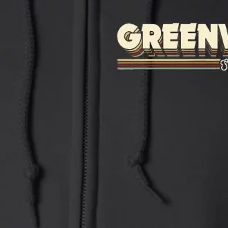 Greenville South Carolina Sc Gifts Souvenirs Full Zip Hoodie