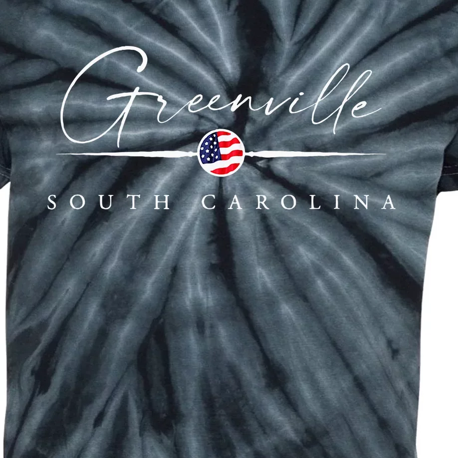 Greenville South Carolina Kids Tie-Dye T-Shirt