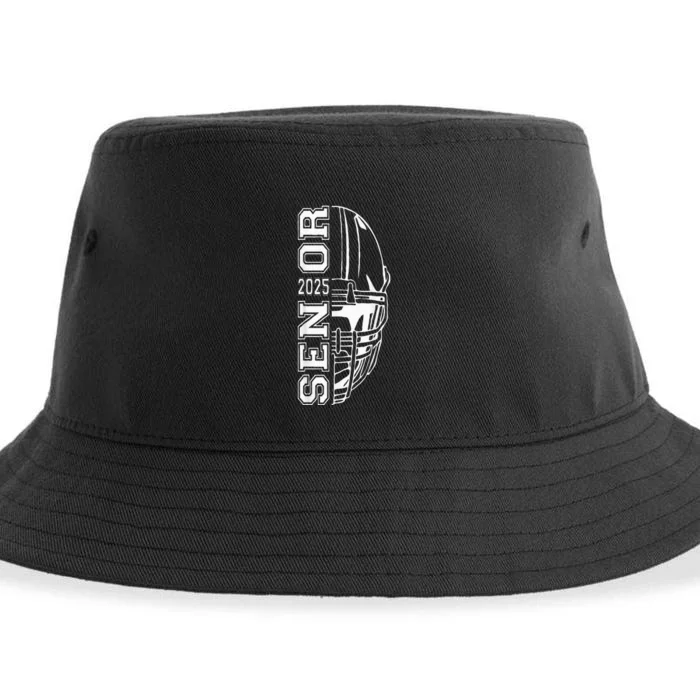 Graduate Senior Class Of 2025 Graduation American Football Sustainable Bucket Hat