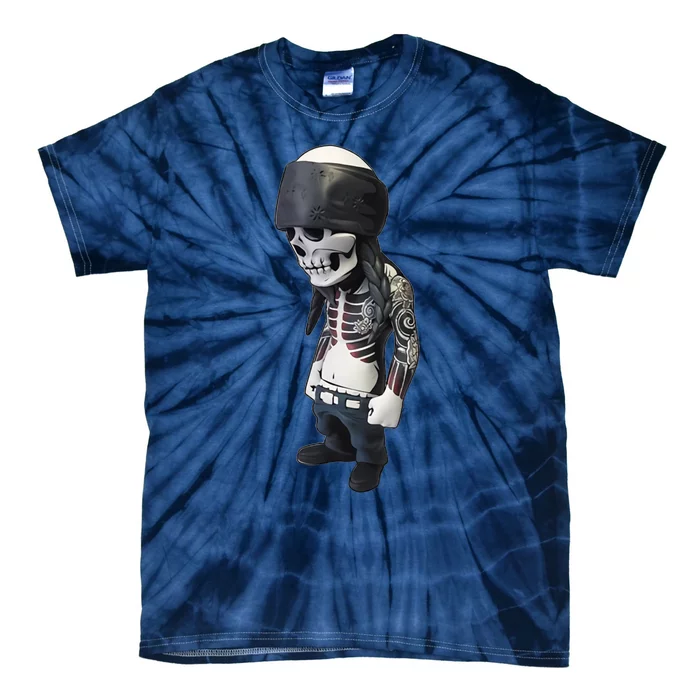 Gangster Skull Cool Swag Tie-Dye T-Shirt