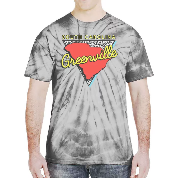 Greenville South Carolina Sc Retro Souvenirs Tie-Dye T-Shirt