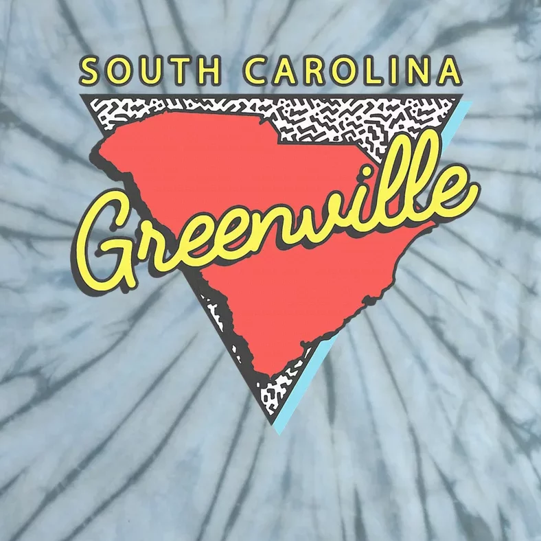 Greenville South Carolina Sc Retro Souvenirs Tie-Dye T-Shirt