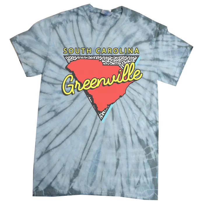 Greenville South Carolina Sc Retro Souvenirs Tie-Dye T-Shirt