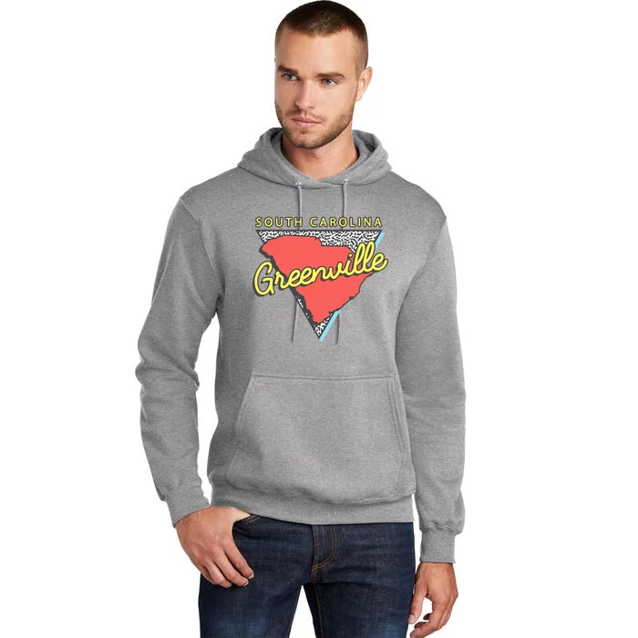 Greenville South Carolina Sc Retro Souvenirs Tall Hoodie