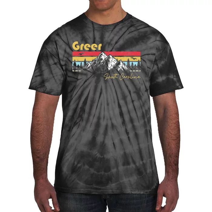 Greer South Carolina Roots Hometown Tie-Dye T-Shirt