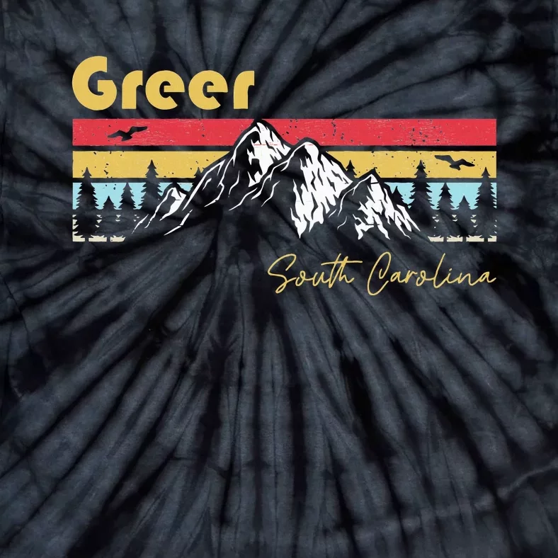 Greer South Carolina Roots Hometown Tie-Dye T-Shirt