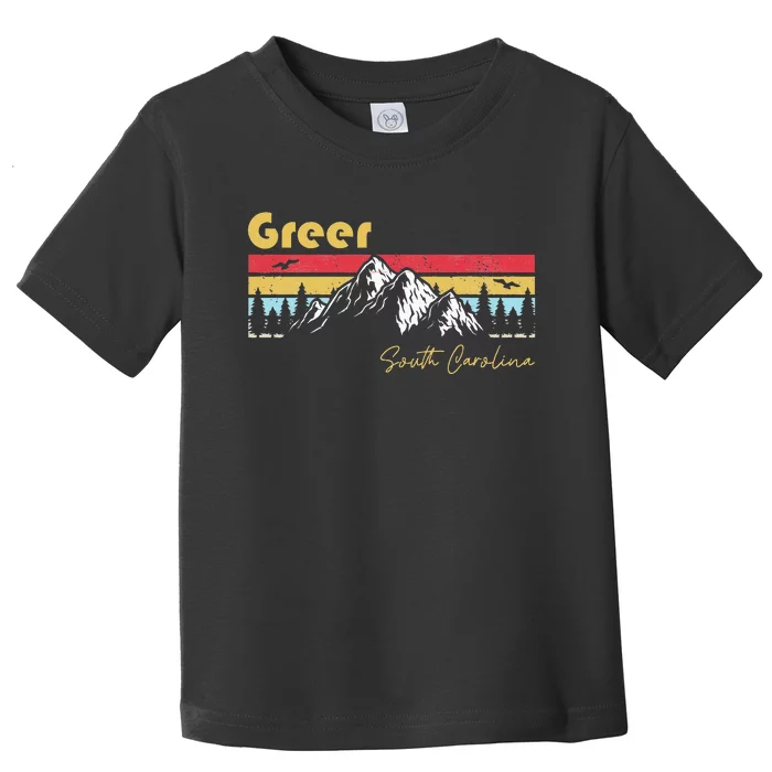 Greer South Carolina Roots Hometown Toddler T-Shirt