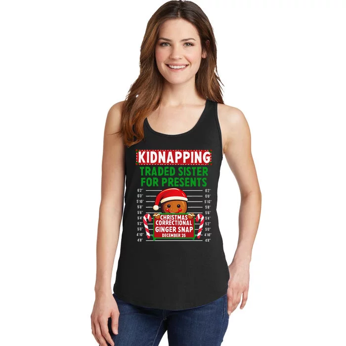 Ginger Snap Christmas Correctional Funny Inmate Xmas Party Ladies Essential Tank