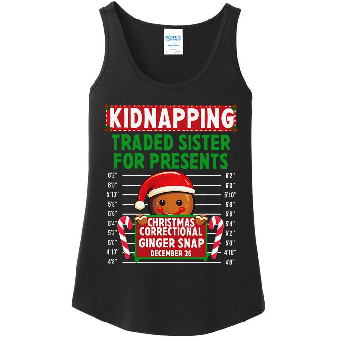 Ginger Snap Christmas Correctional Funny Inmate Xmas Party Ladies Essential Tank