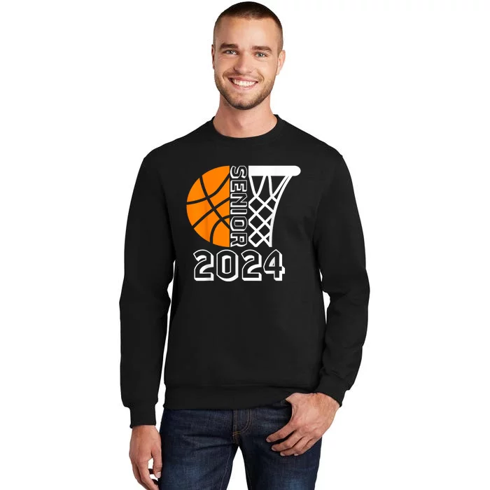 Graduate Senior Class Of 2024 Basketball Player Graduation Sweatshirt