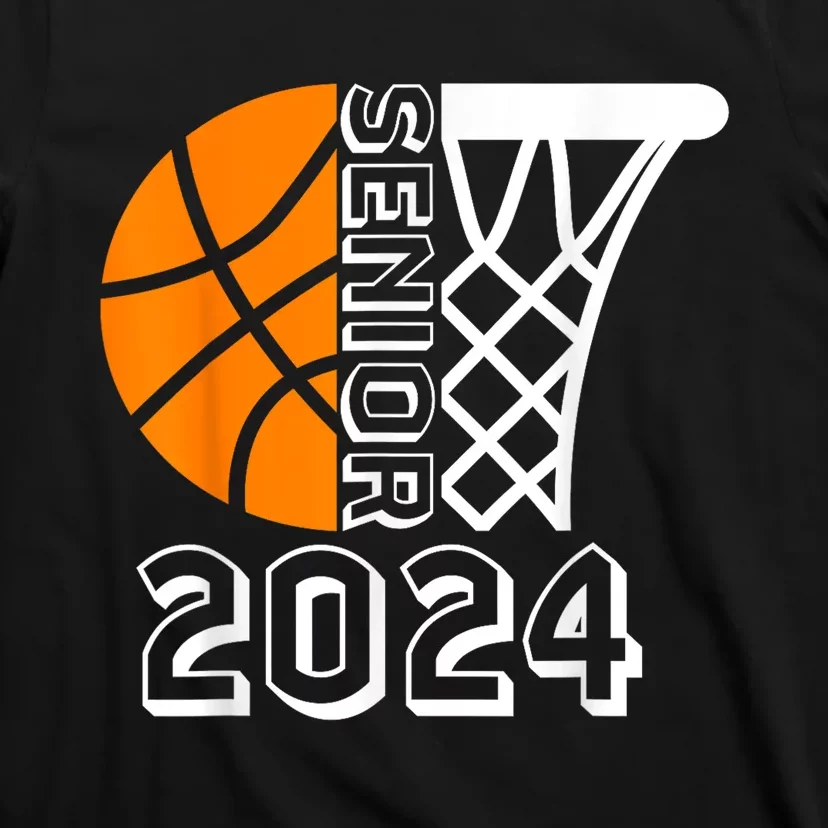 Graduate Senior Class Of 2024 Basketball Player Graduation T-Shirt