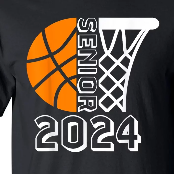 Graduate Senior Class Of 2024 Basketball Player Graduation Tall T-Shirt