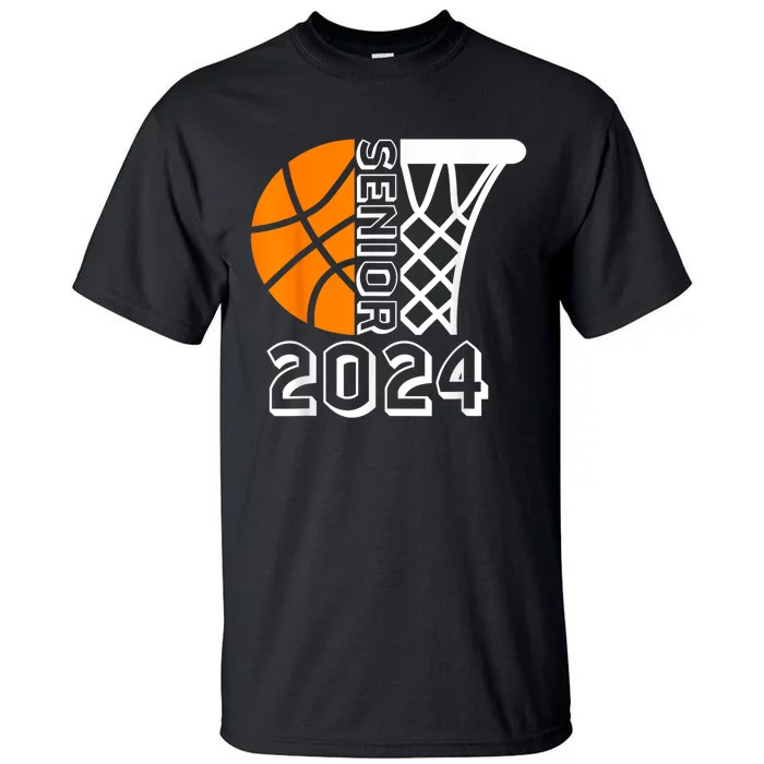 Graduate Senior Class Of 2024 Basketball Player Graduation Tall T-Shirt