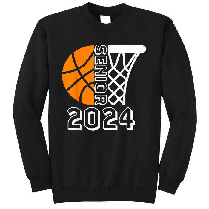 Graduate Senior Class Of 2024 Basketball Player Graduation Tall Sweatshirt