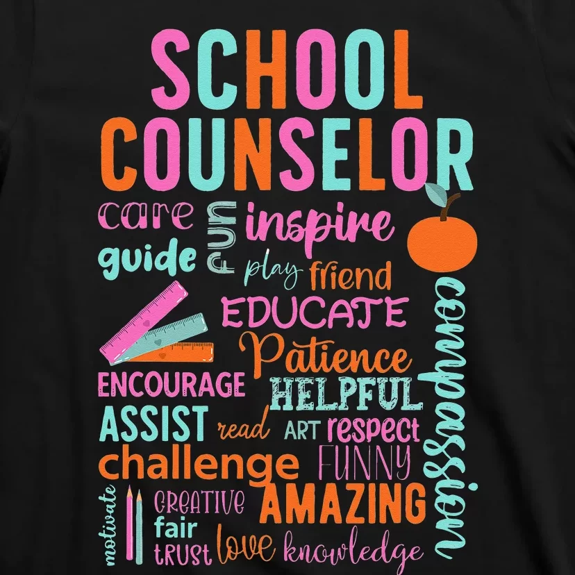 groovy School Counselor School Counseling Week T-Shirt