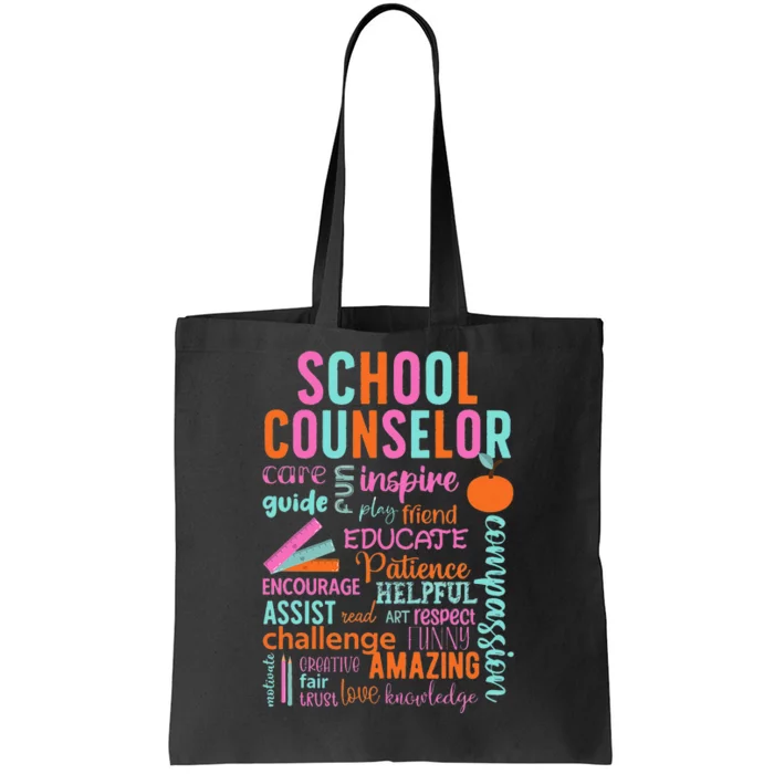 groovy School Counselor School Counseling Week Tote Bag