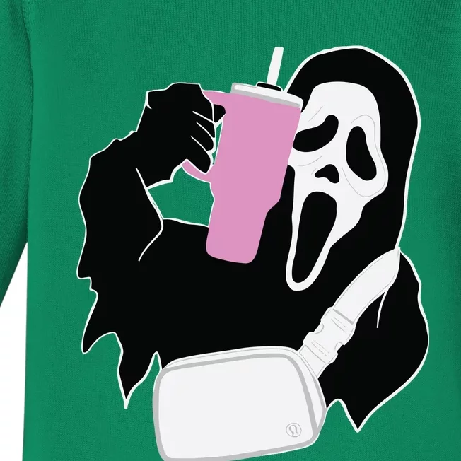 Ghostface Stanley Cup Tumbler Belt Bag Ghostface Sweater Halloween Baby Long Sleeve Bodysuit