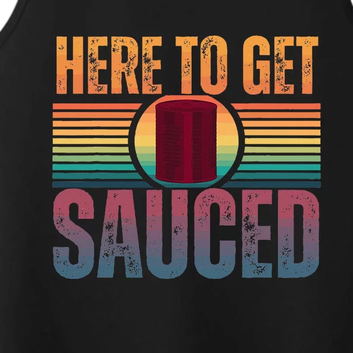 getting sauced cranberry getting sauced Performance Tank