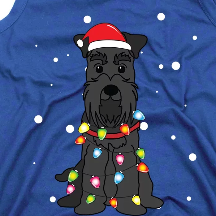 Giant Schnauzer Christmas Mom Dad Dog Gift Tank Top