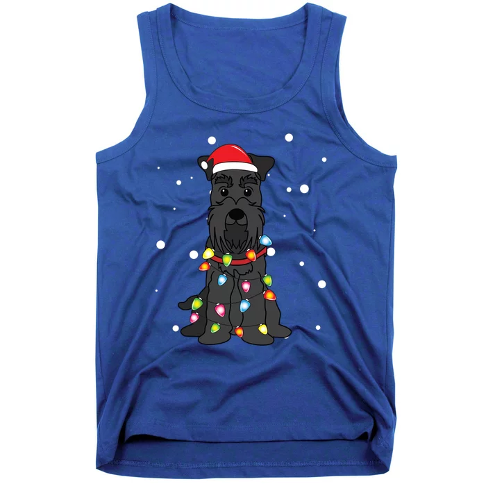 Giant Schnauzer Christmas Mom Dad Dog Gift Tank Top