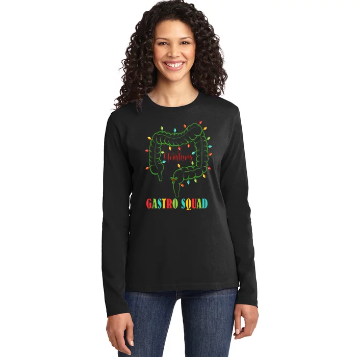 Gastro Squad Christmas Holiday Season Ladies Long Sleeve Shirt