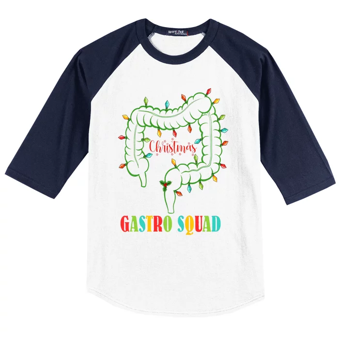 Gastro Squad Christmas Holiday Season Baseball Sleeve Shirt